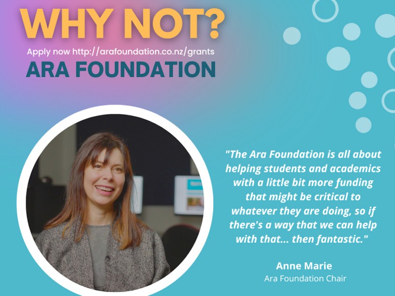 Anne Marie Chair of the Ara Foundation