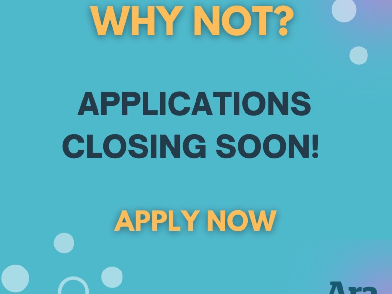 CLOSING SOON APPLY NOW