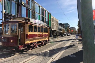 Tram in High St
